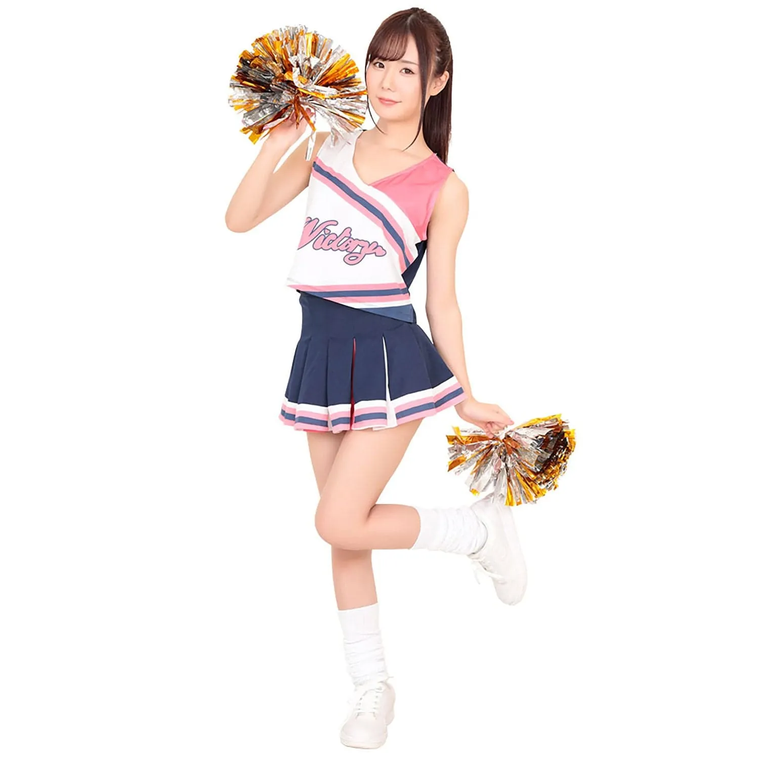 A&T - Lovely Cheerleader Costume (Multi Colour)