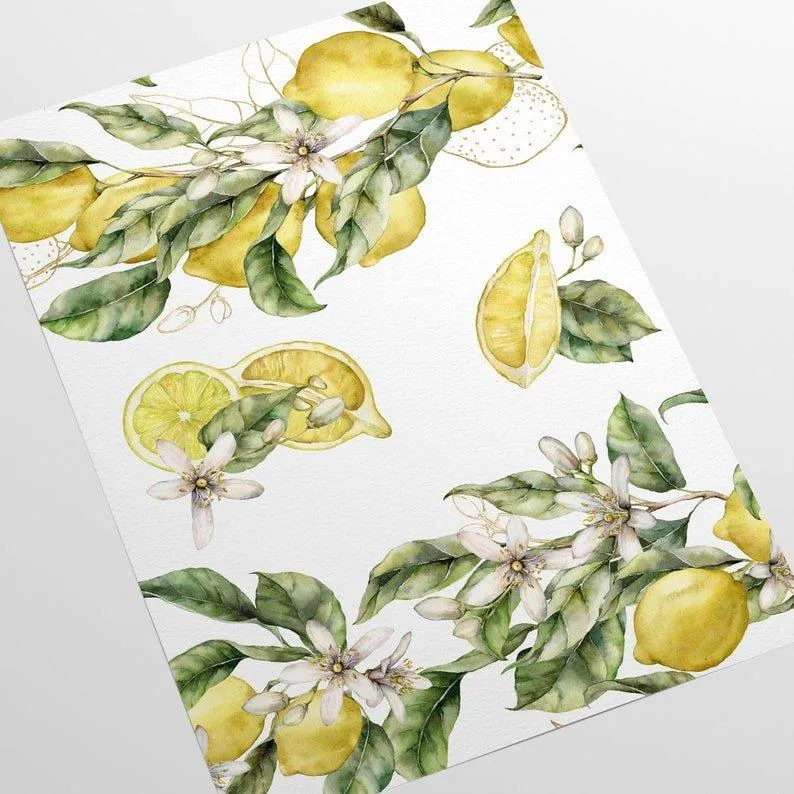 Amalfi Coast Lemon Tree Wallpaper