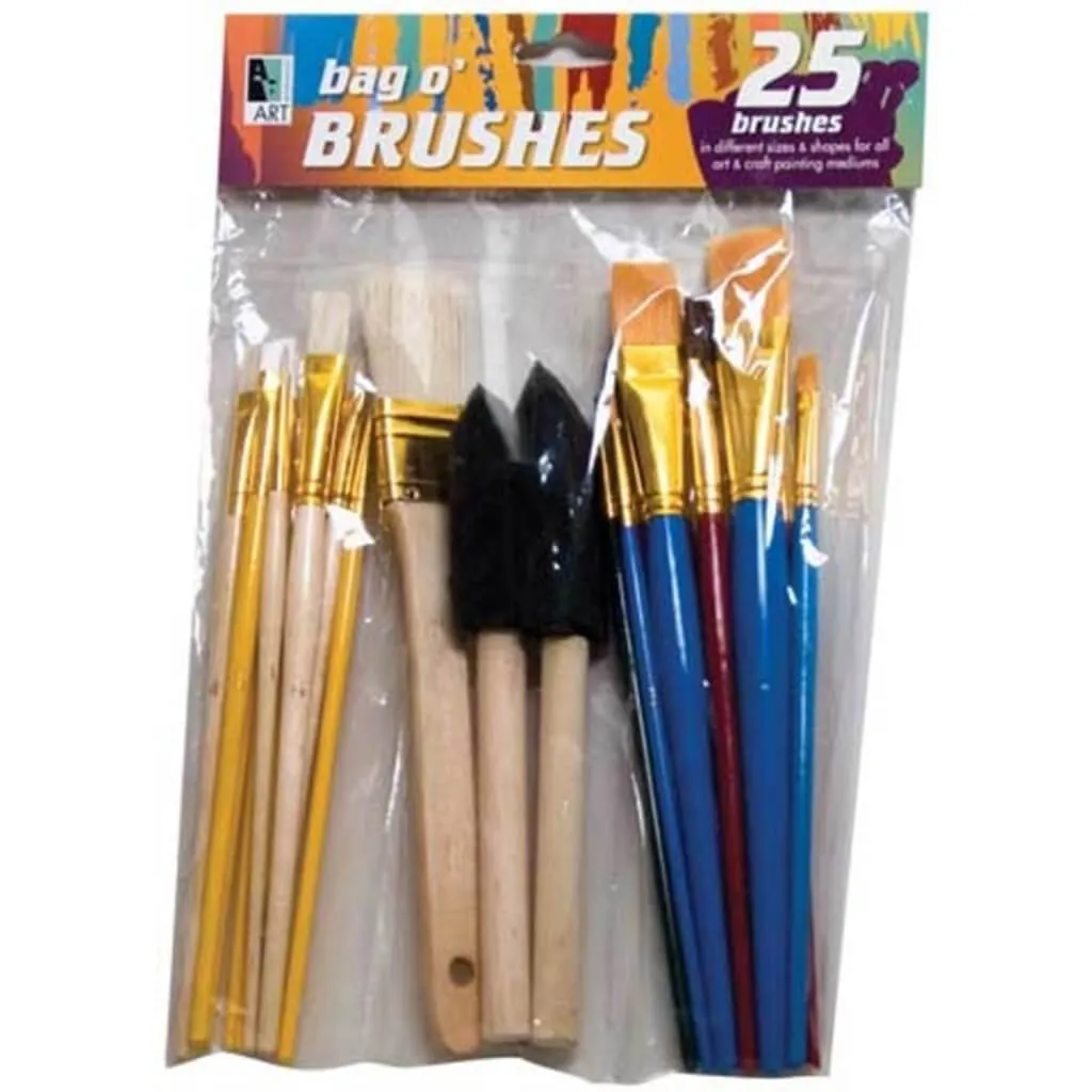 Art Alternatives Bag o Brushes 25pcs