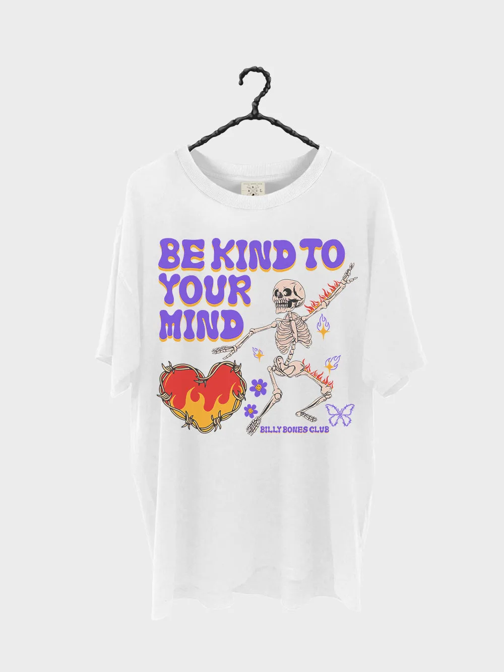 Be Kind To Your Mind Tee - Vintage White