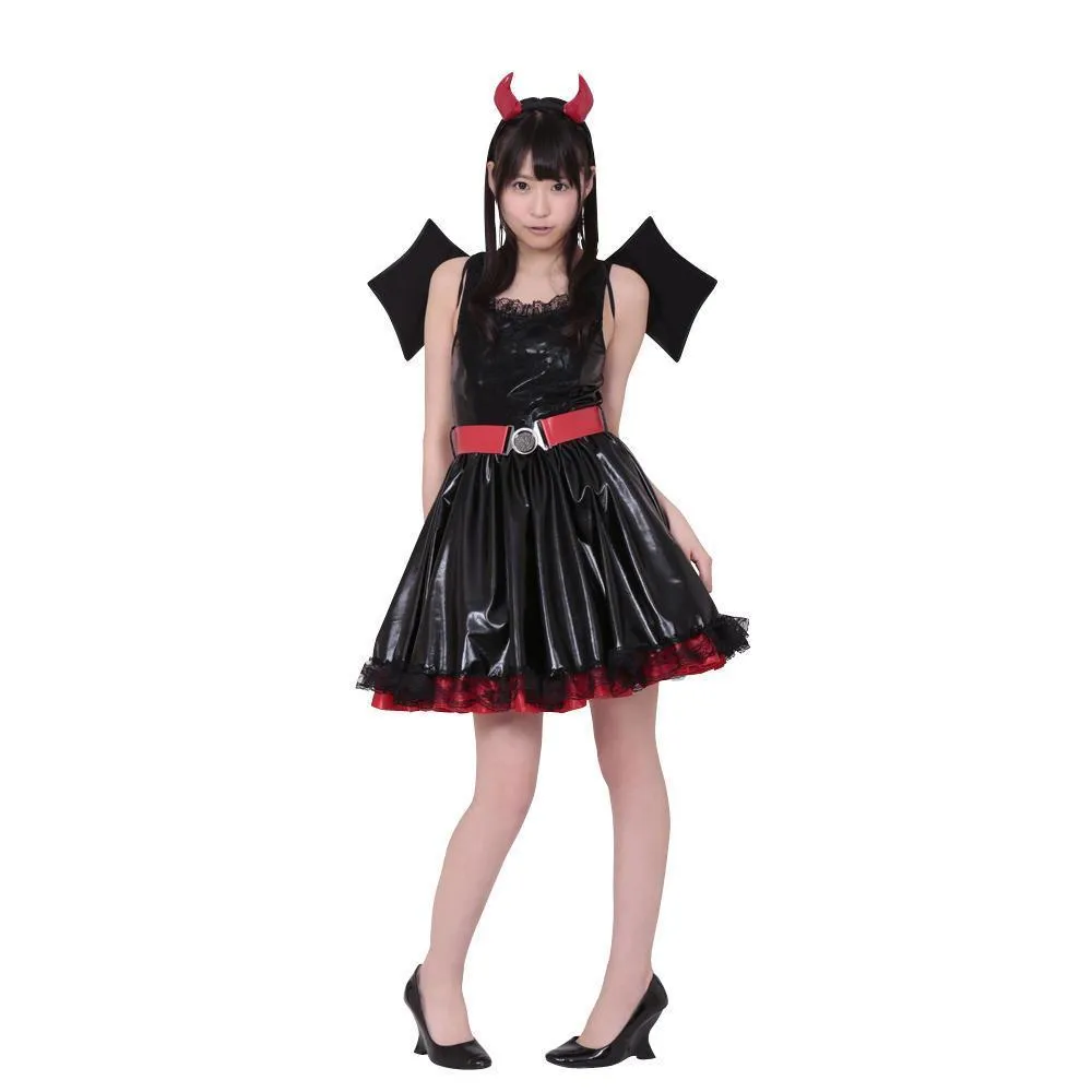 BeWith - Angel Girl in Devildom Costume (Black)