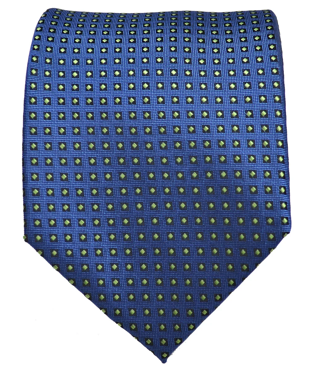 Blue Polka Dot Men's Necktie