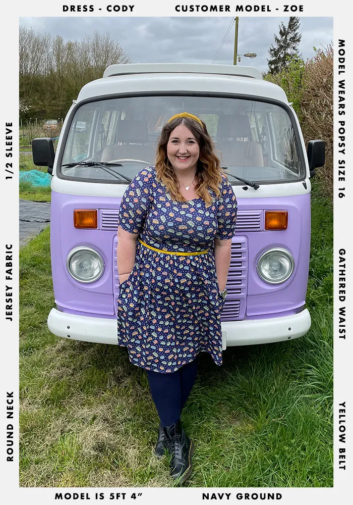 Cody Campervan Print Dress