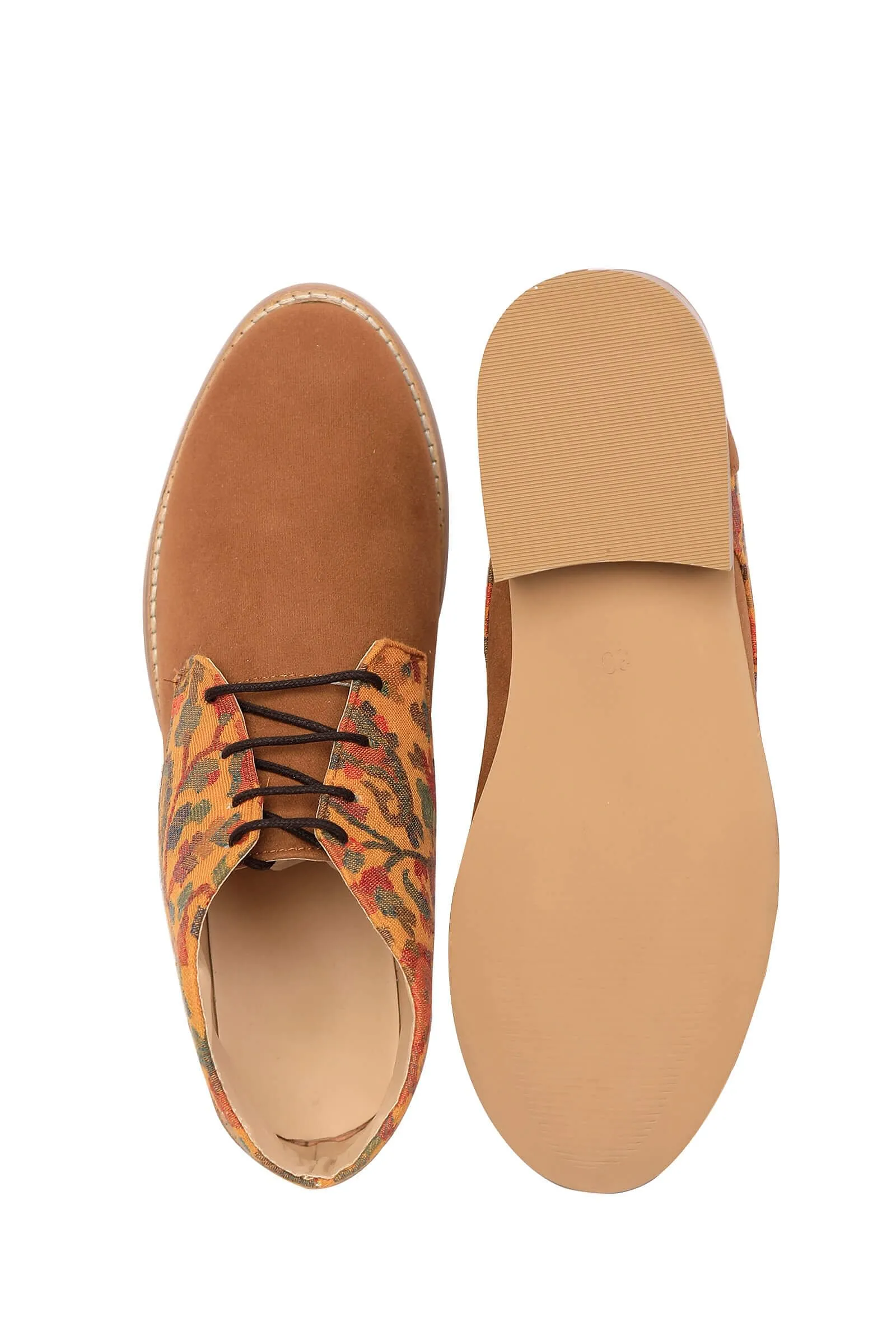 Coffee Brown Kani Cruelty Free Oxford Shoes