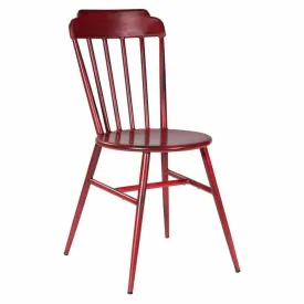 Dining Chair Alexandra House Living Vintage Red 48 x 87 x 44 cm