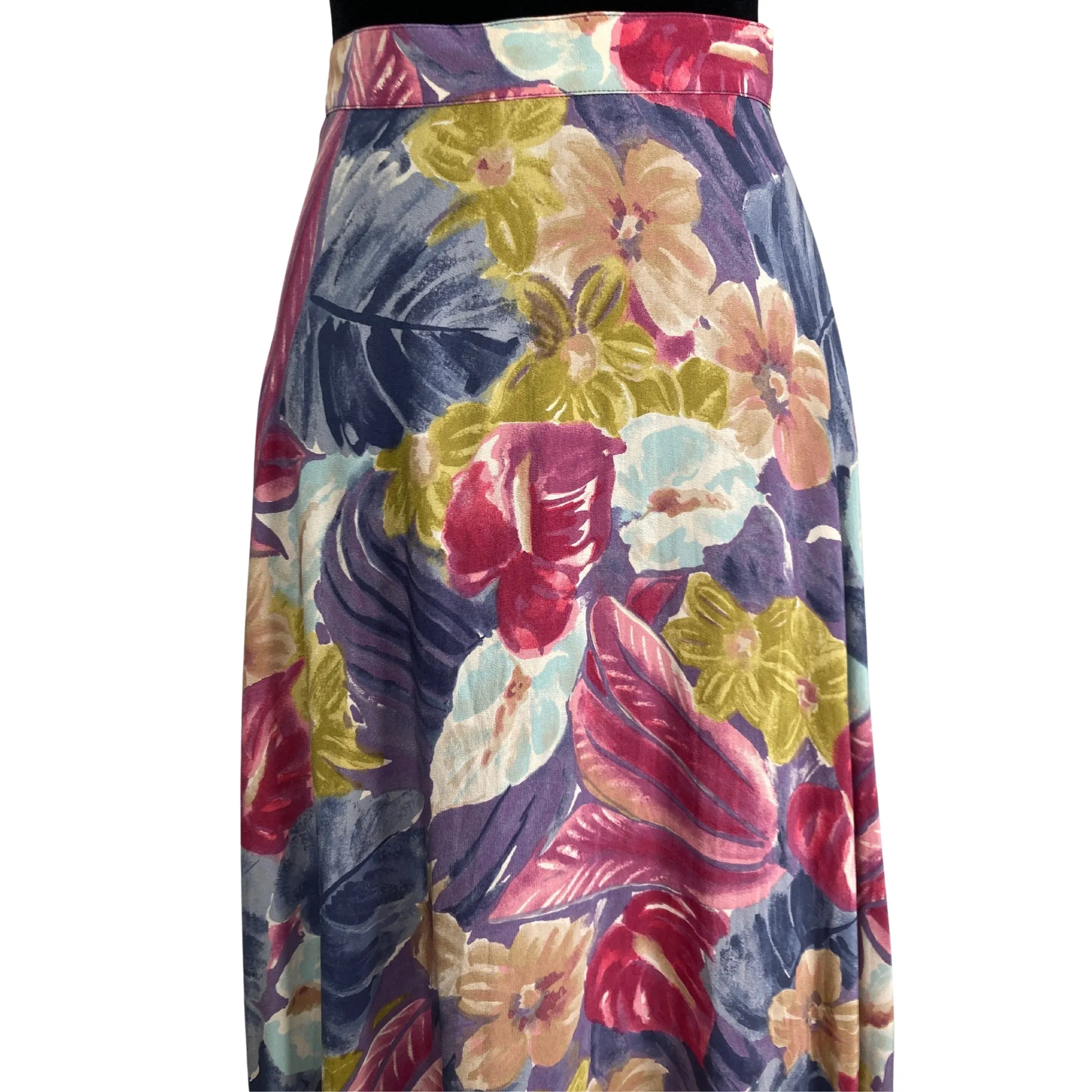 Emanuel Ungaro Floral Midi Skirt