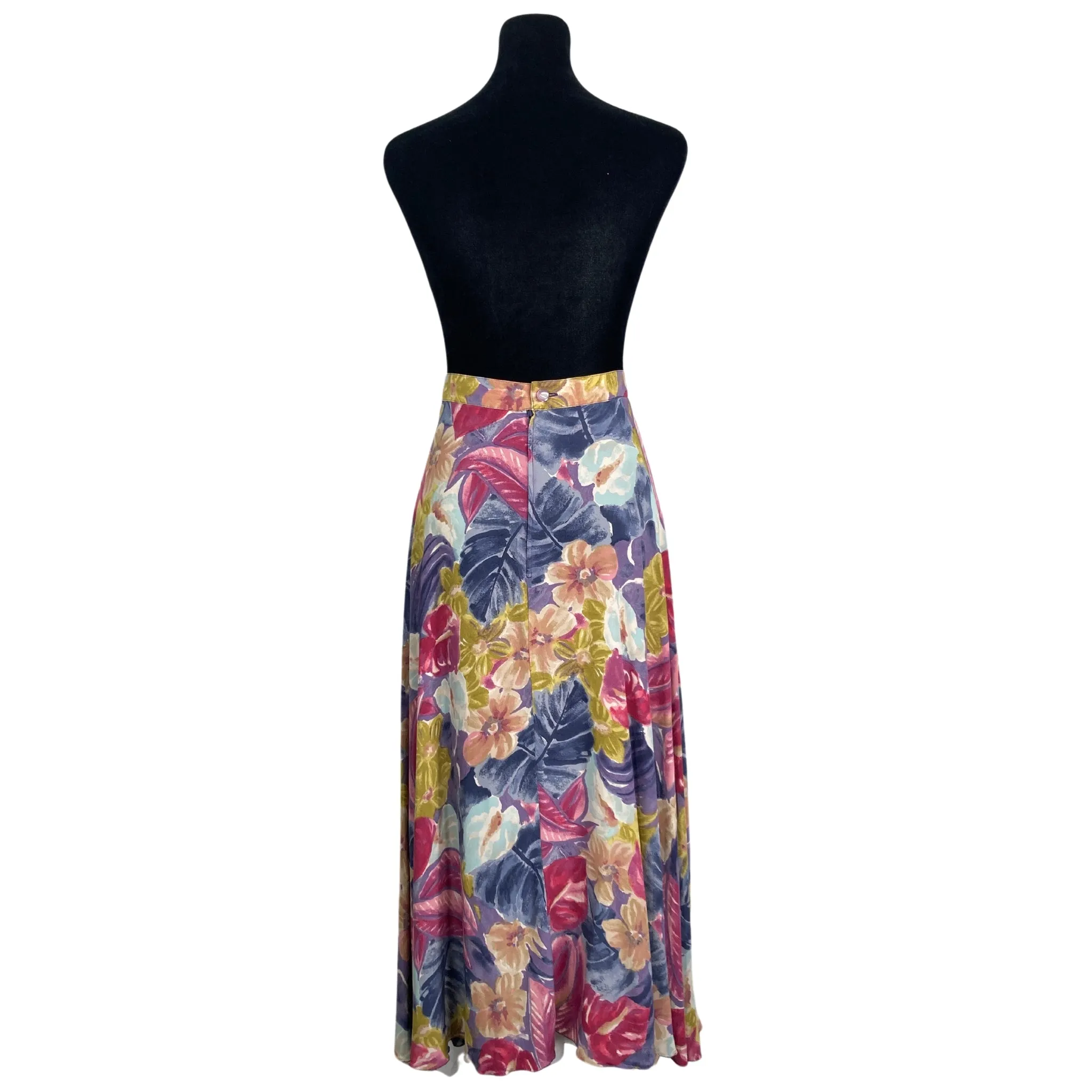 Emanuel Ungaro Floral Midi Skirt