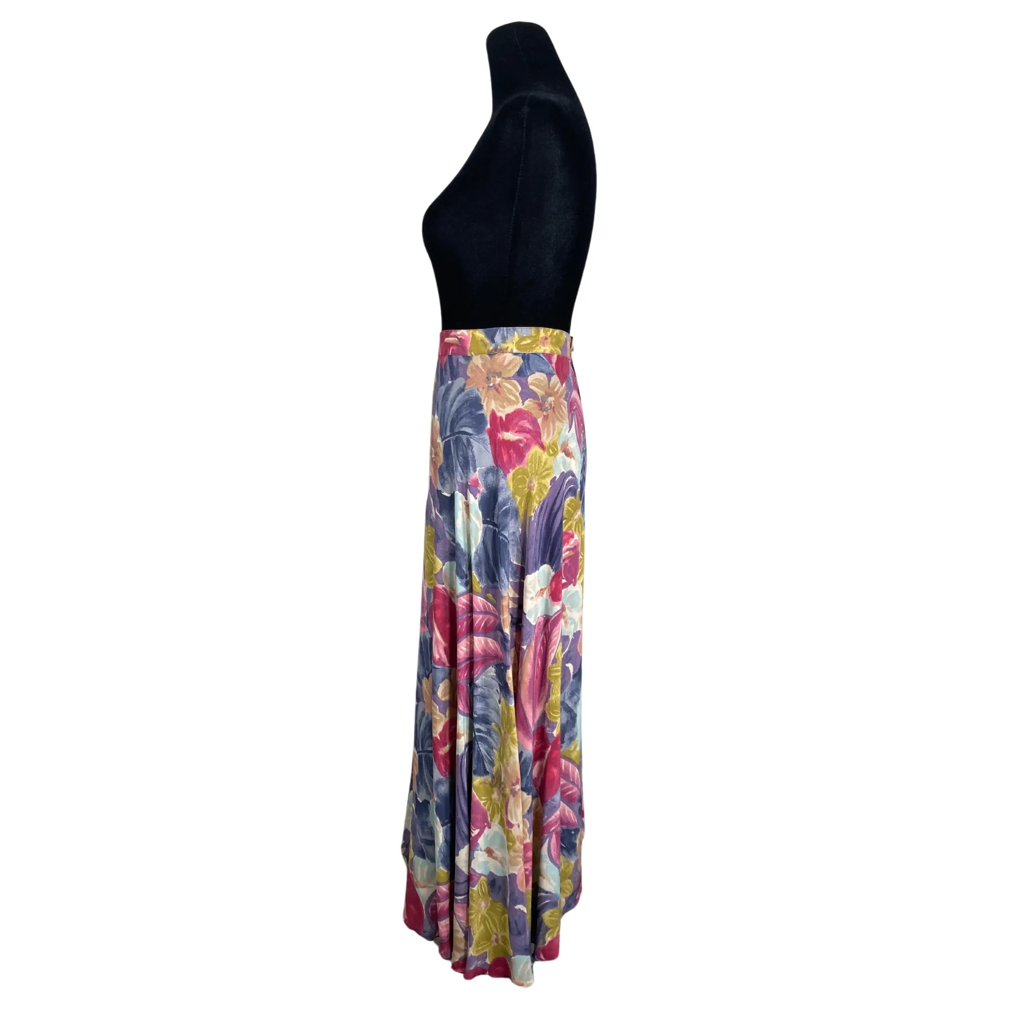 Emanuel Ungaro Floral Midi Skirt