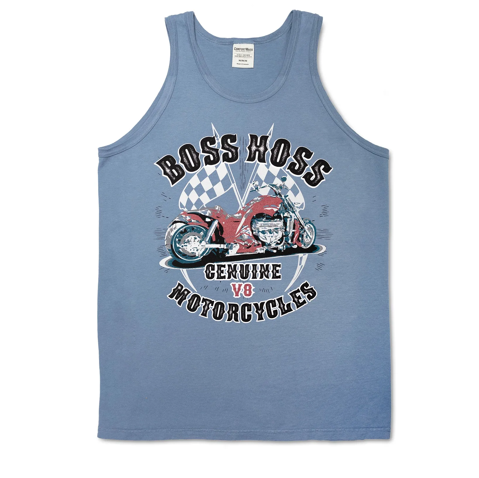 Genuine V8 Machines Tank Top Blue