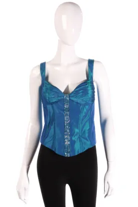 John Charles blue bodice