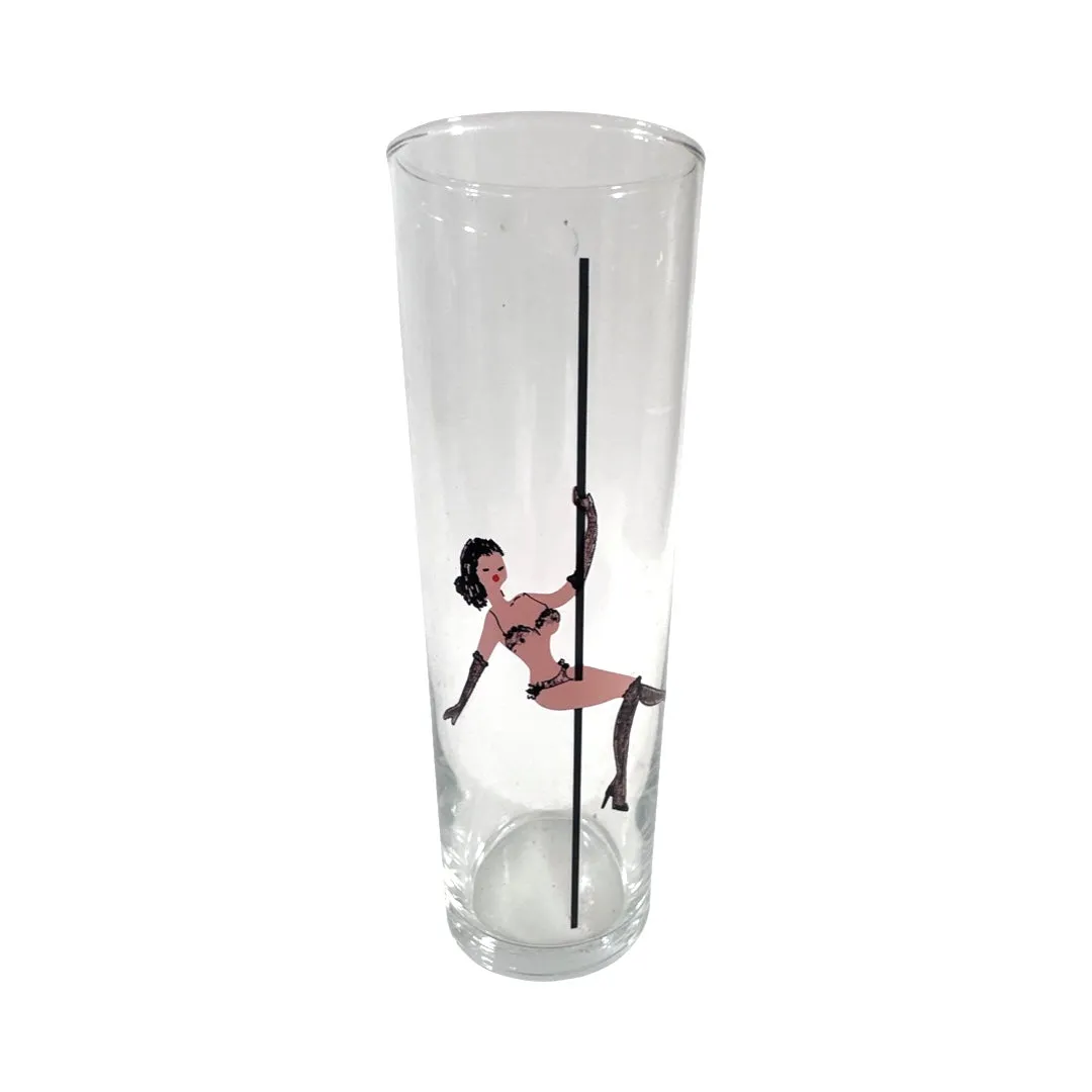 Libbey Glass Mid-Century Tiny Dancer Tall Collins Glass