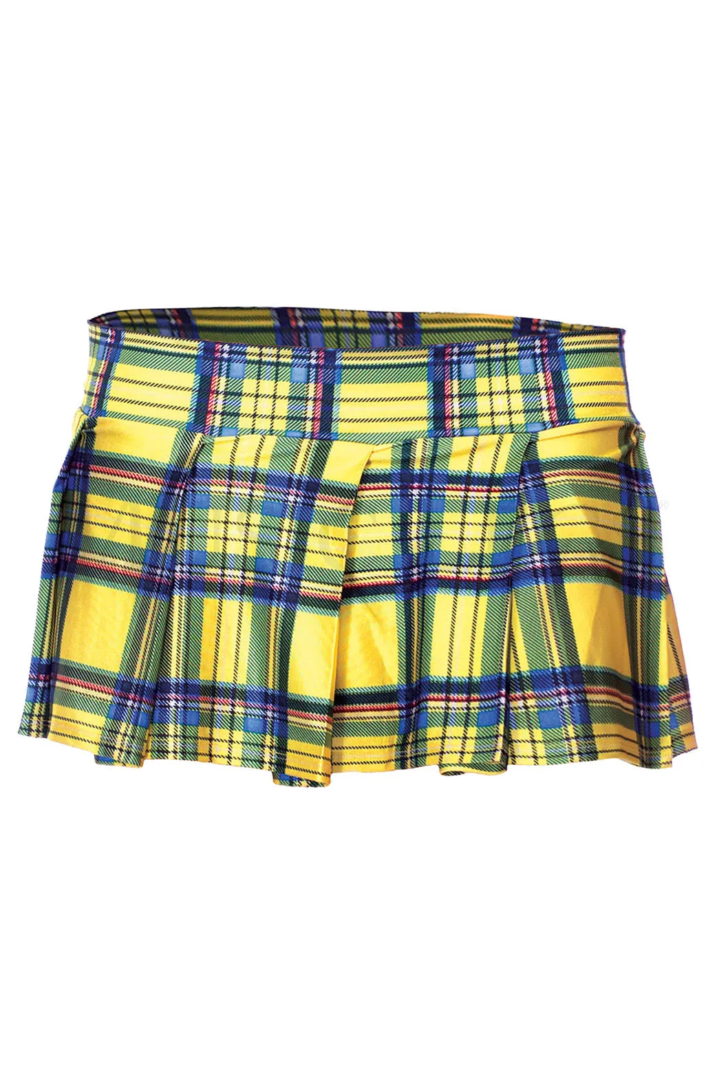 Margot Plaid Pleated Mini Skirt