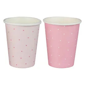 Pamper Party Polka Dot Paper Cups 11cm x 22.8cm 8pk