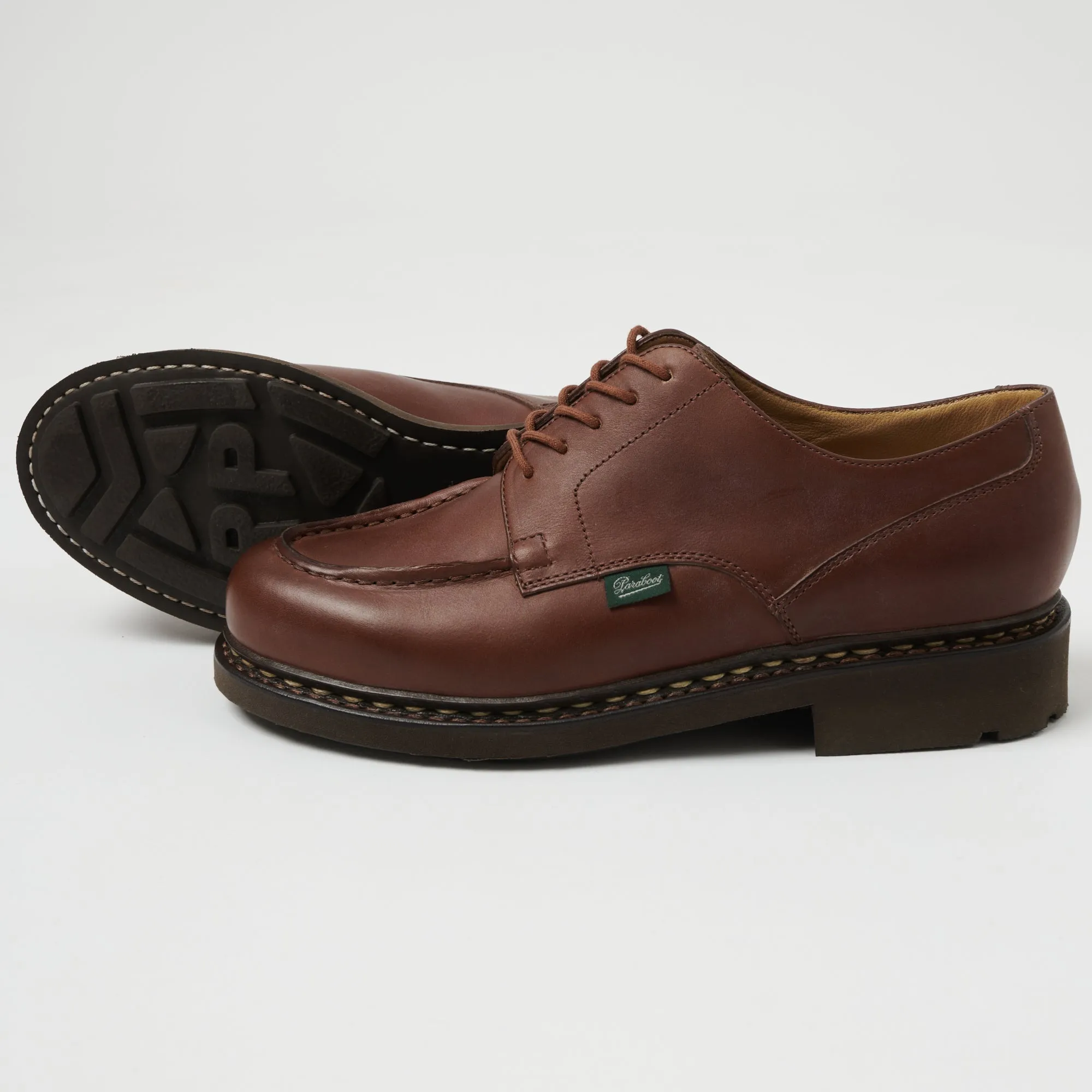 Paraboot Chambord Tex Shoe - Brown Lisse Marron