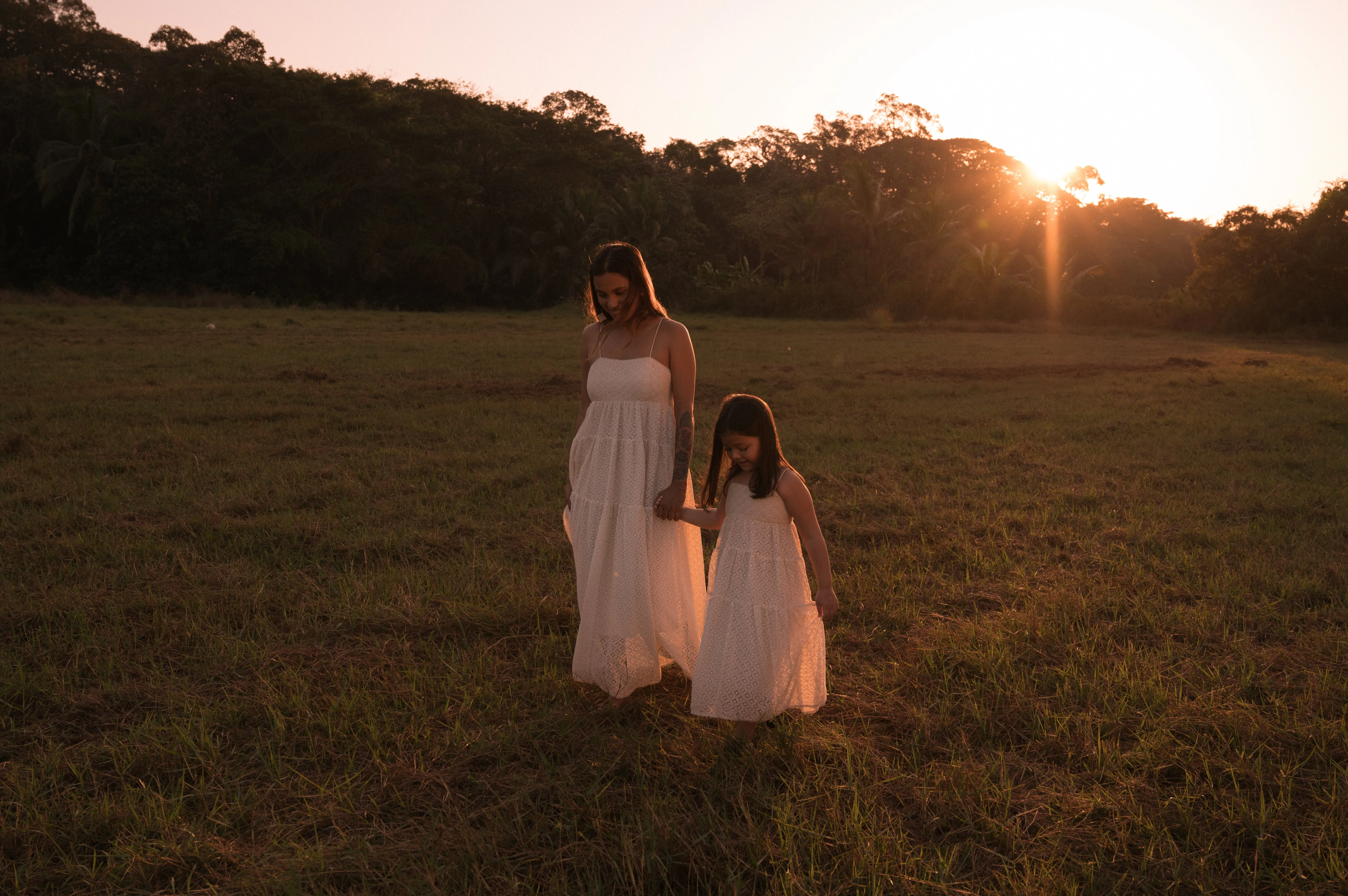 Elegant Off-White Petit Juju Dress with Delicate Details