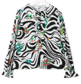 PH Zebra Printed Crepe Blouse