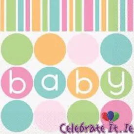 Polka Dot Baby Shower - Napkins