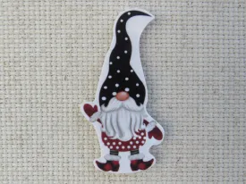 Polka Dot Gnome Needle Minder, Cover Minder, Magnet