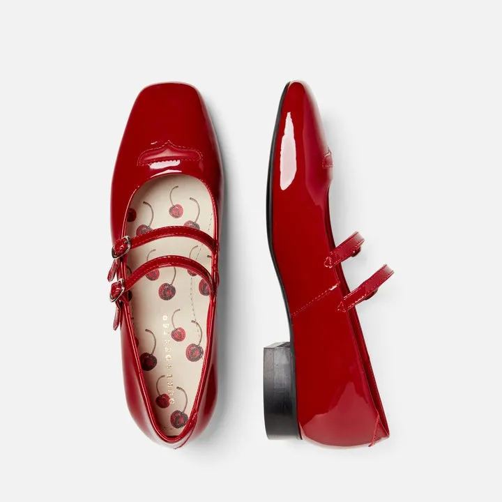 Ruby Red Patent Mary Jane - Women's