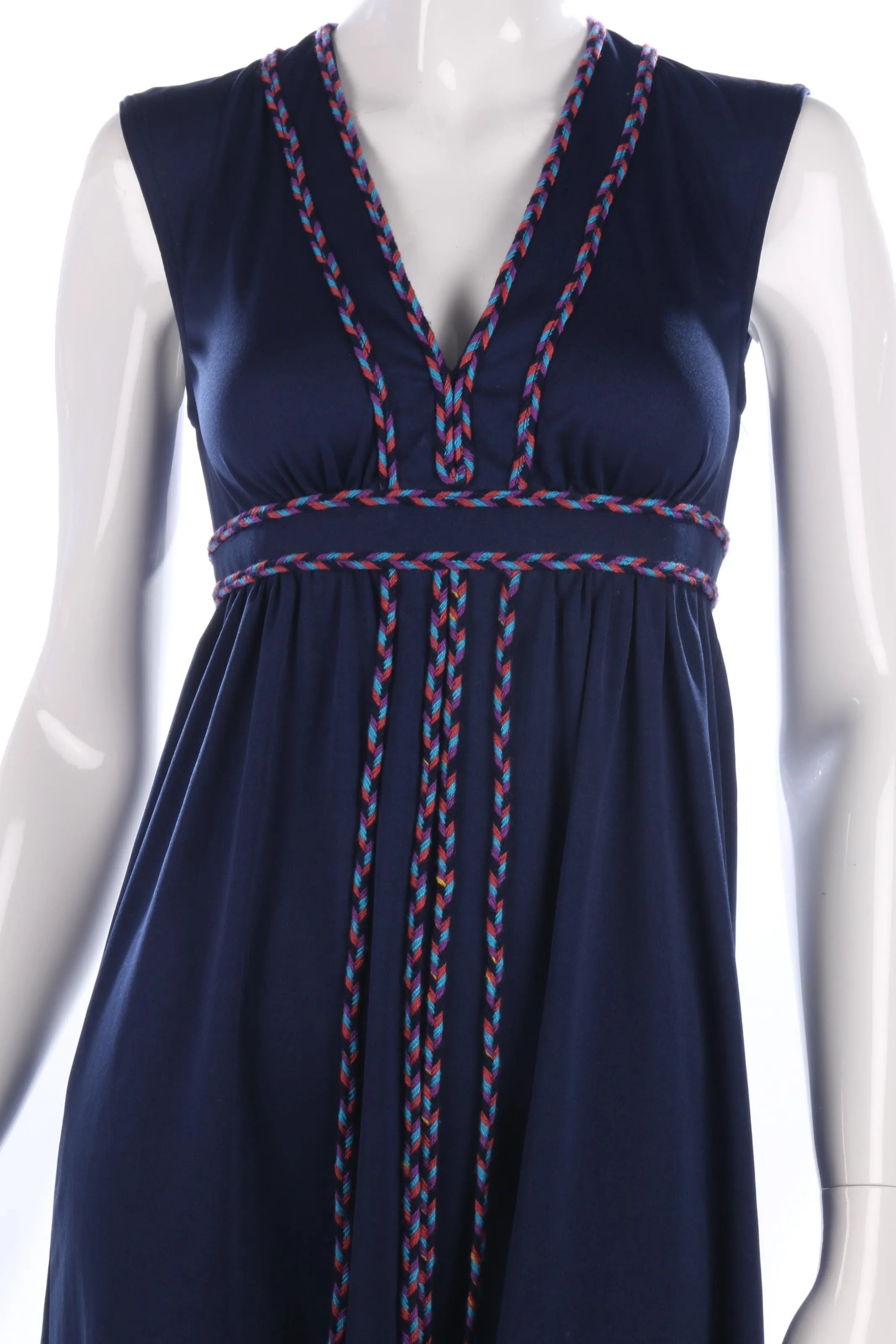 Sarah Bernshaw blue vintage dress size S