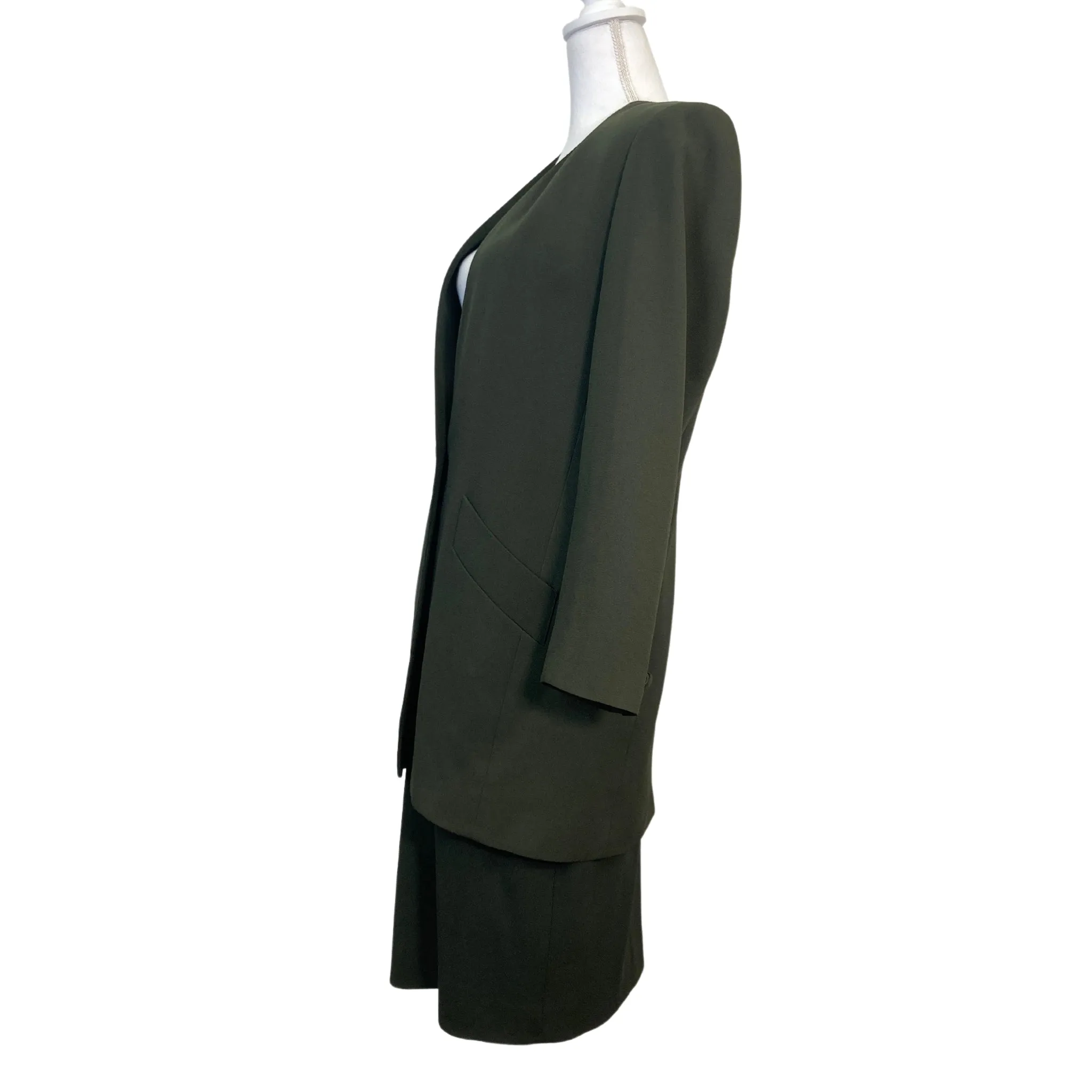 Saville Hunter Green Skirt Suit