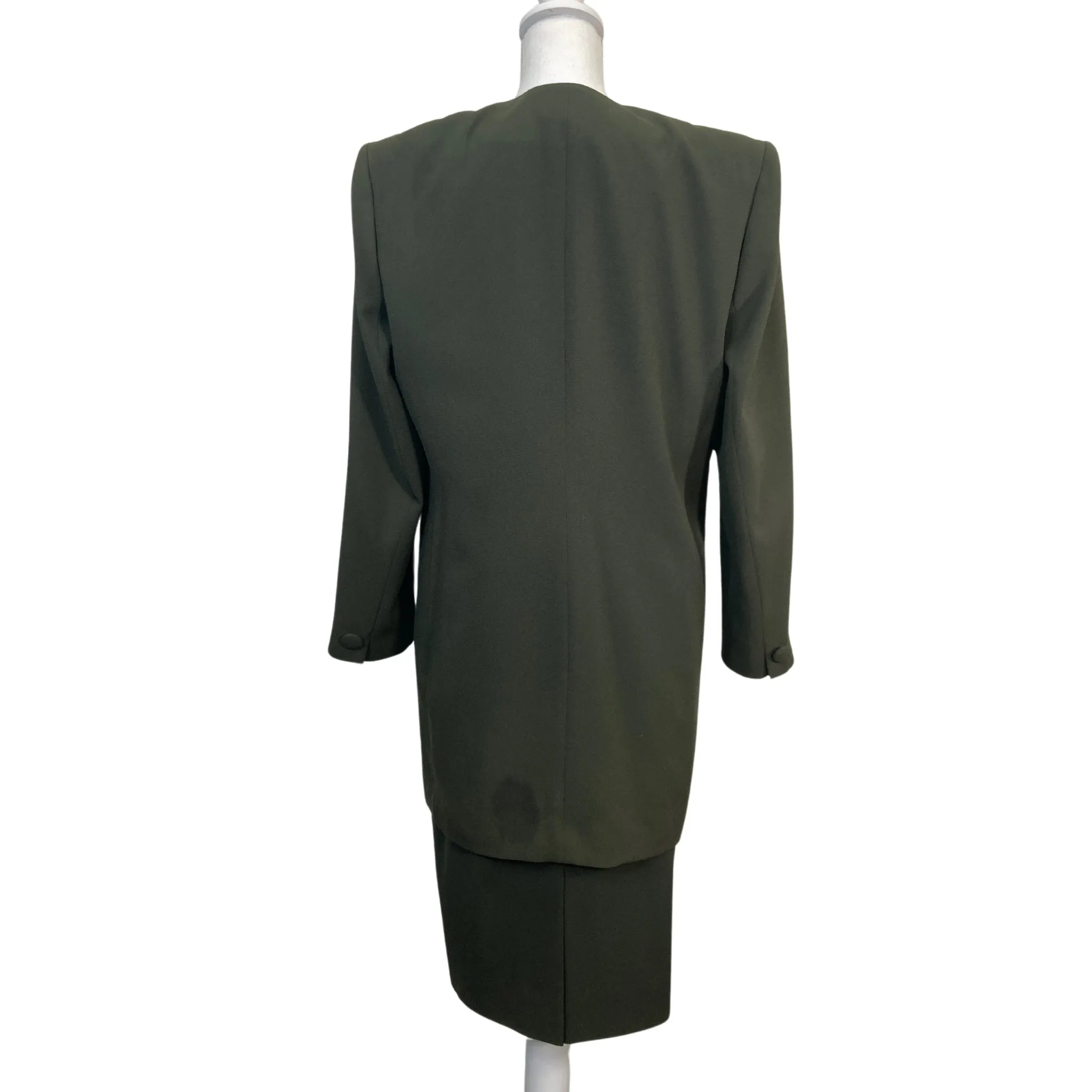 Saville Hunter Green Skirt Suit