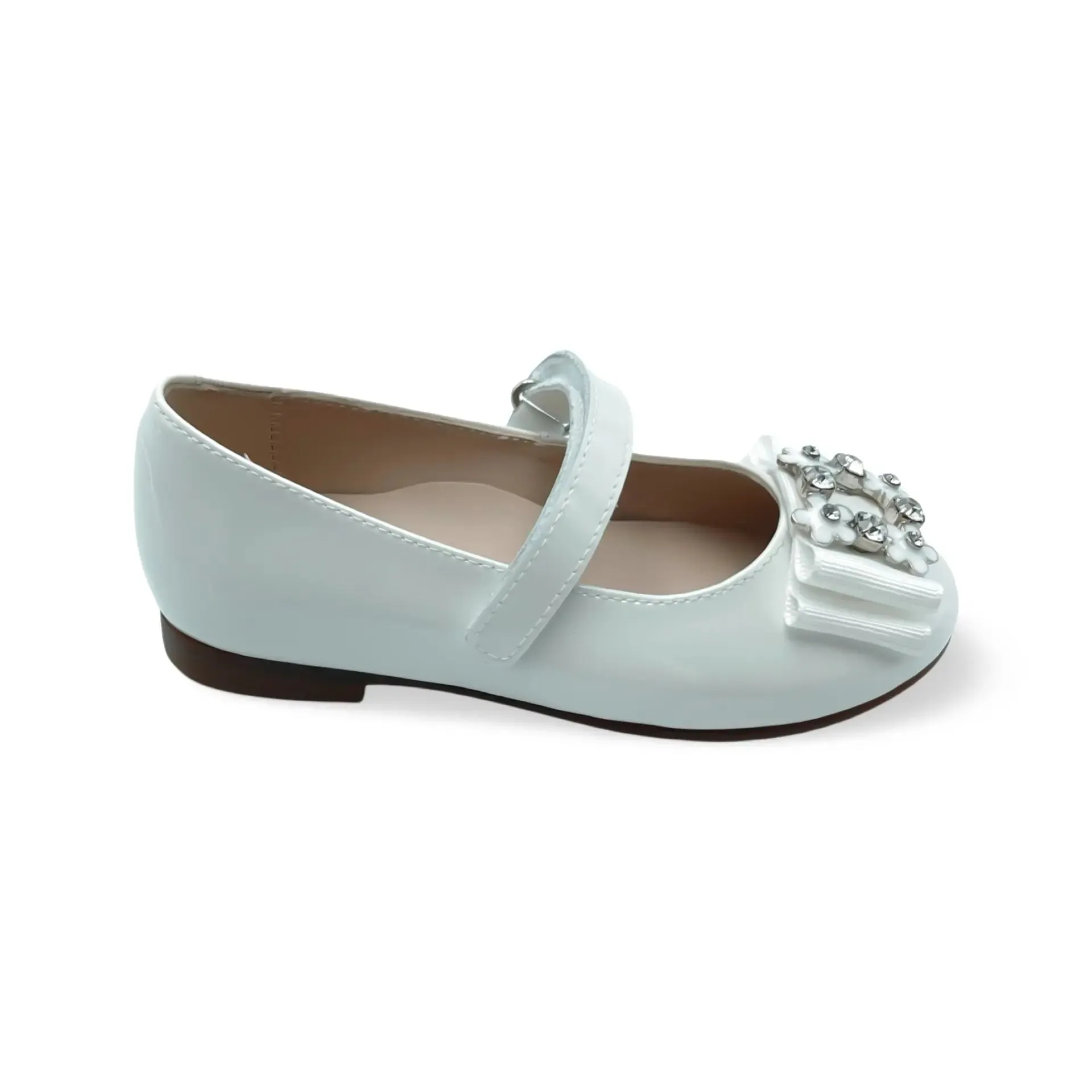 Sofia- White Patent Leather Mary Jane Shoes