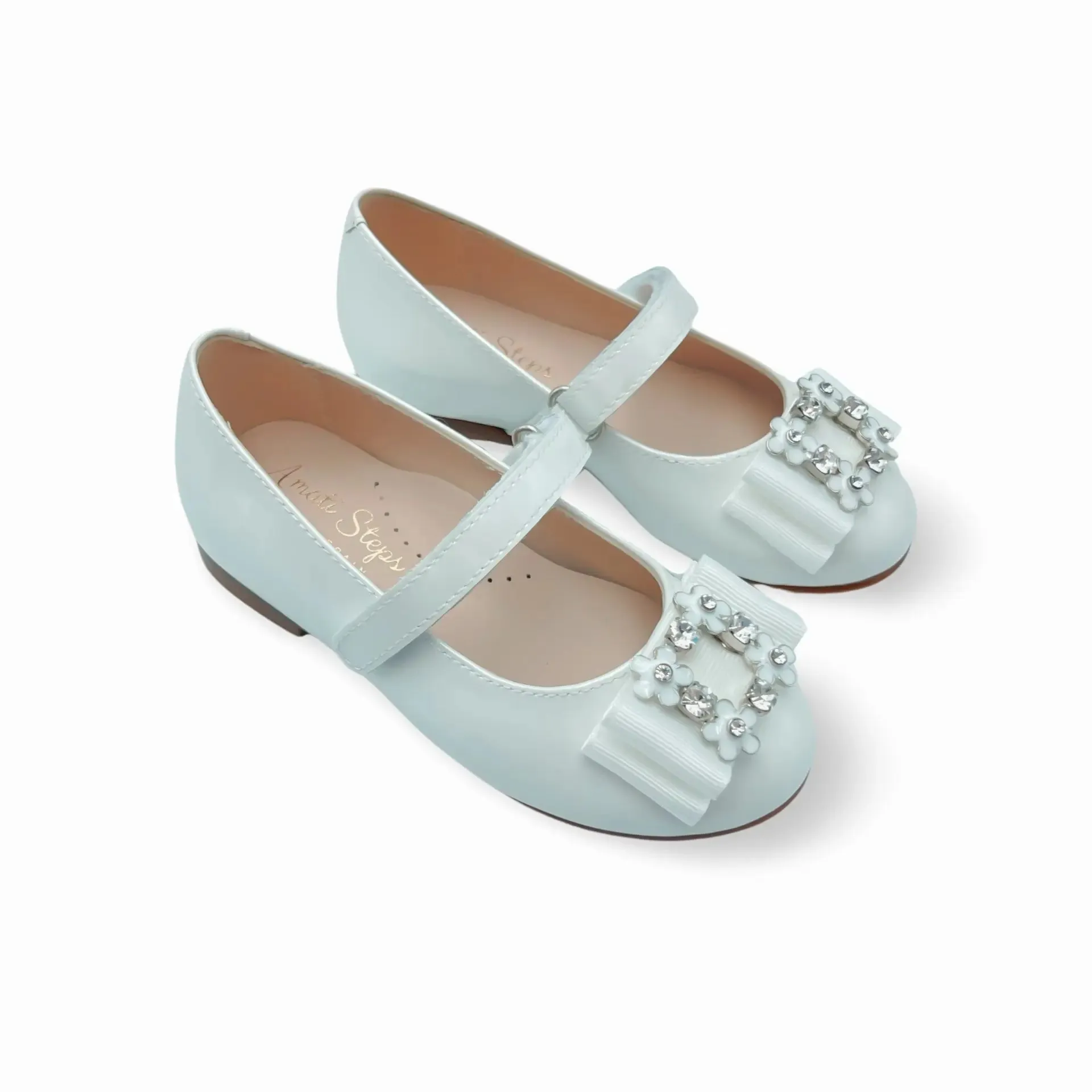 Sofia- White Patent Leather Mary Jane Shoes