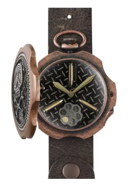 TAMBOORO Men’s watch - BULLET - DIRTY BRONZE - ZIRCONIA - TB-102-BR-ZW-SL-CP