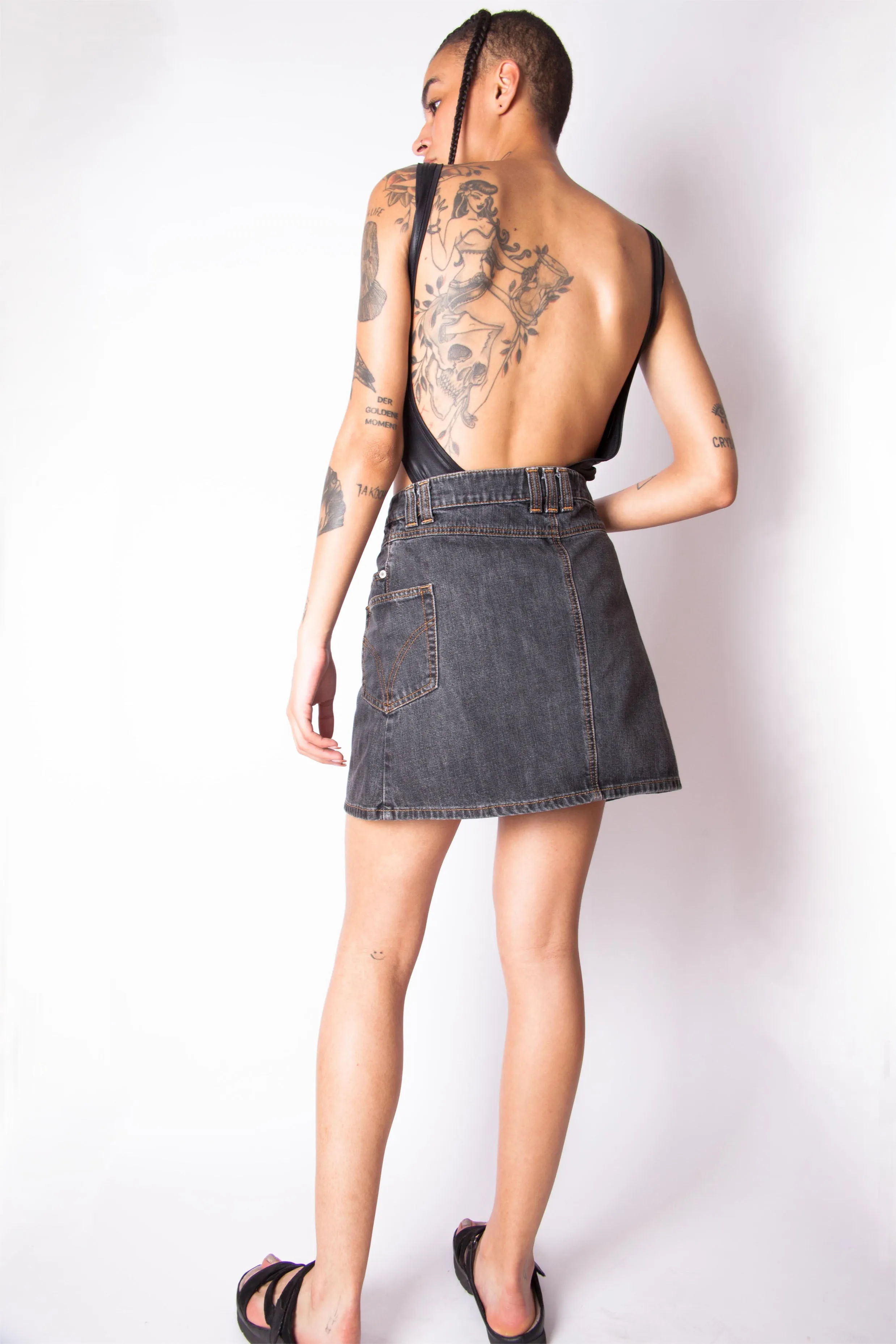 Vintage 90s Dolce & Gabbana Mini Denim Skirt