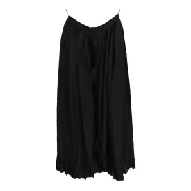 Vintage The White House London Vintage Frilled Crinoline Maxi Evening Skirt Black UK Size 10